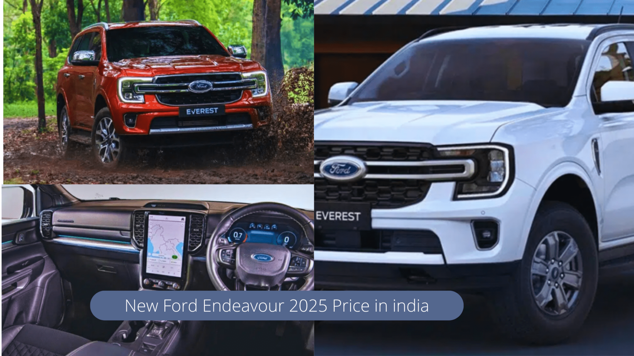 New Ford Endeavour 2025 Price in india